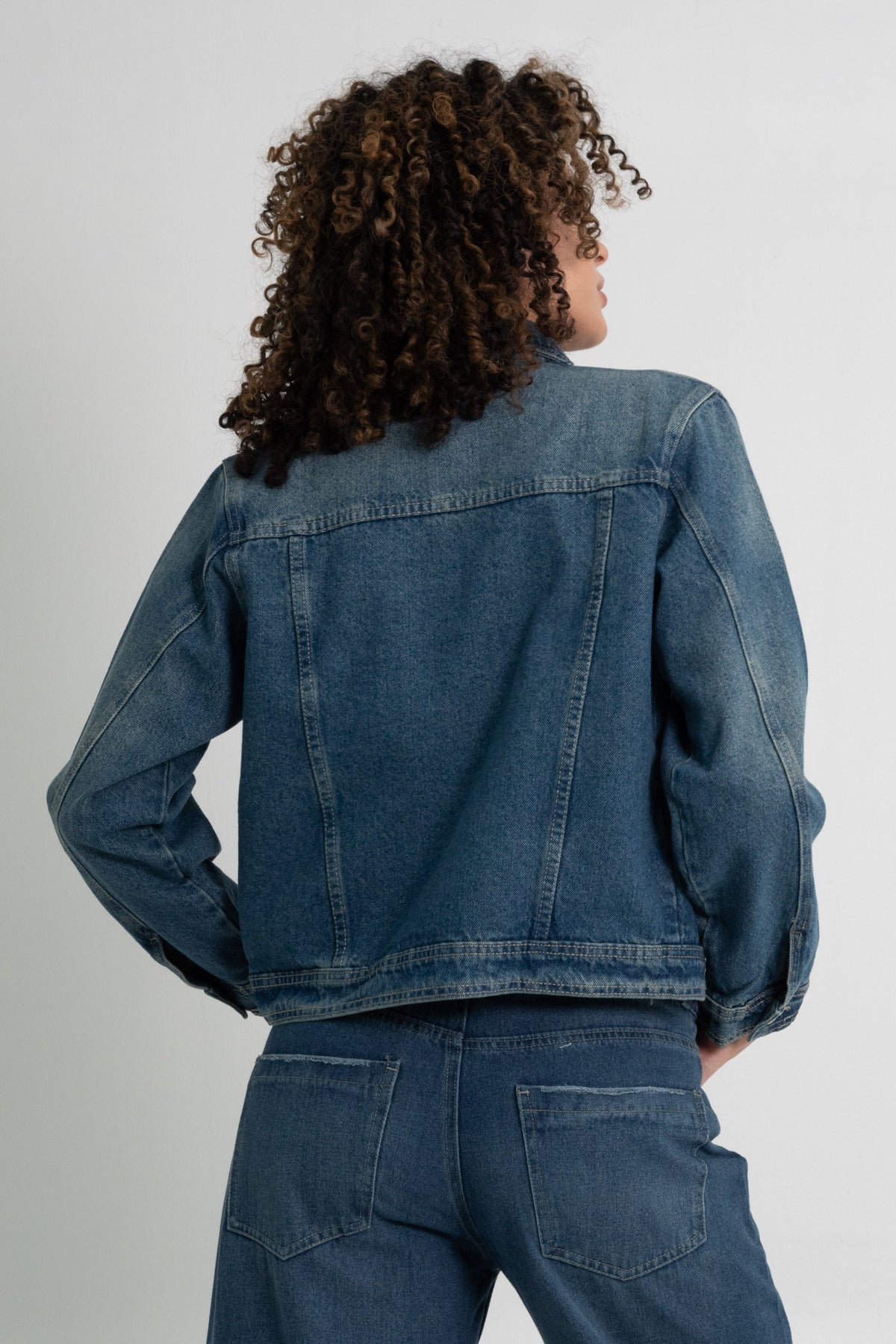 CHAQUETA DENIM REGULAR CLEA