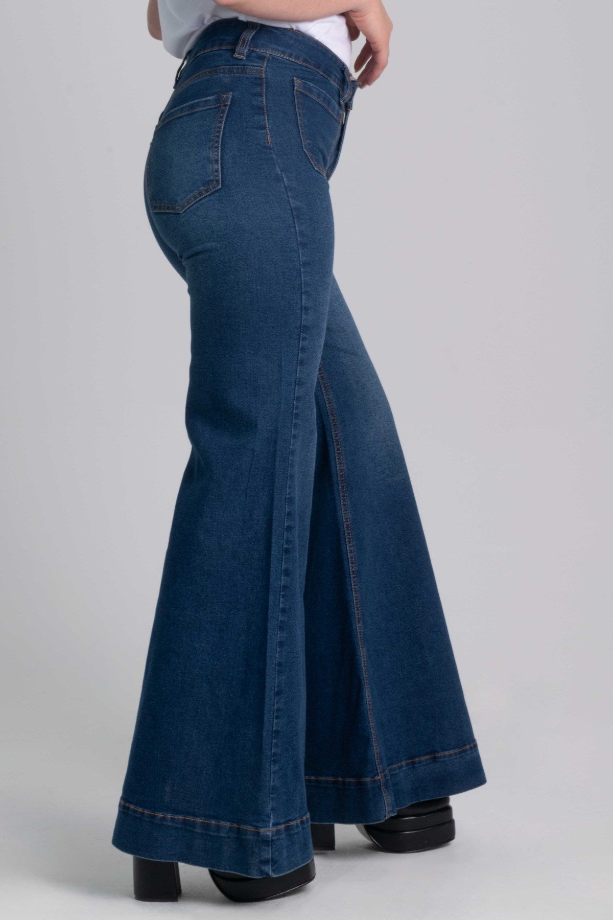 JEAN WIDE LEG GINI