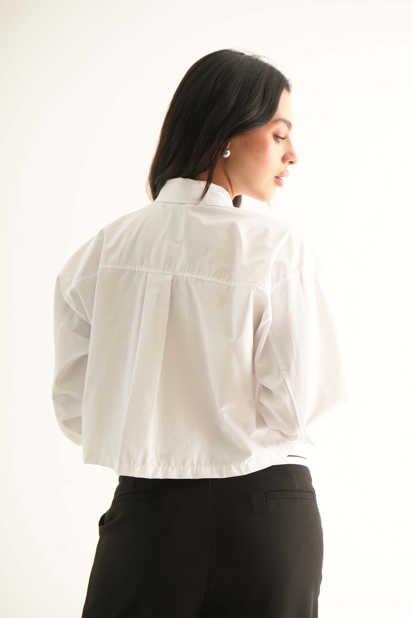 CAMISA CROPPED BOLSILLOS AUSTEN ONE