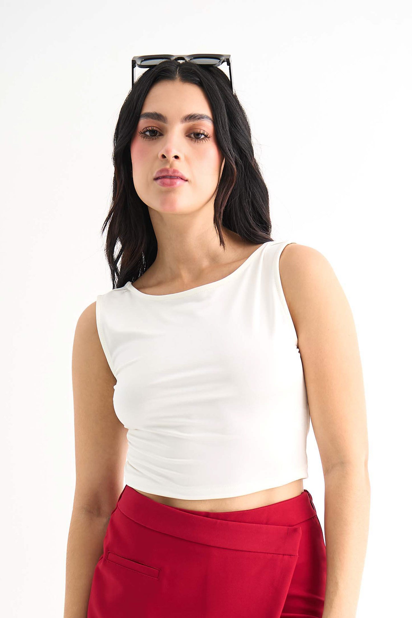 CROP TOP ESPALDA DESCUBIERTA MALLE