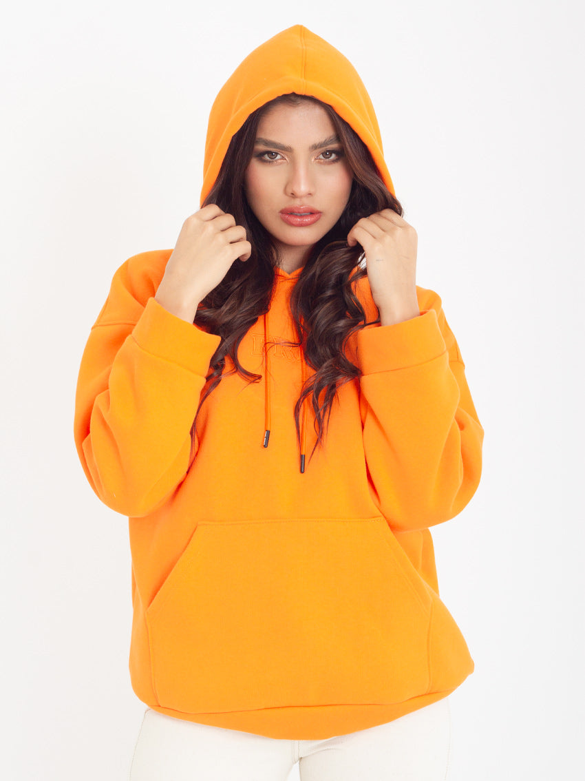 BUZO OVERSIZE STEFANO NARANJA FREE SPIRIT Tienda de Ropa para Mujer